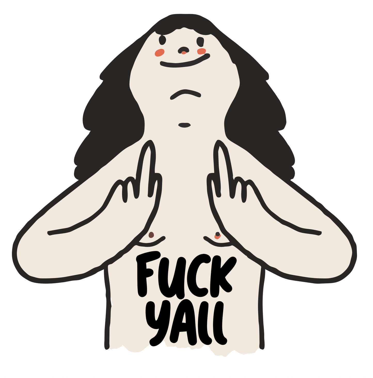 Temporary Tattoo “F** Y’all