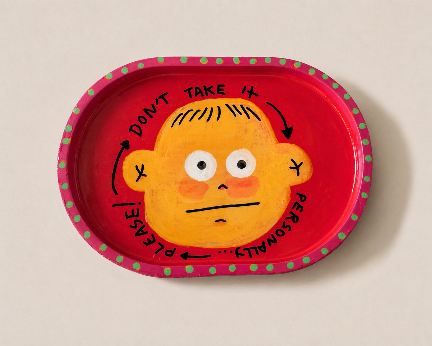 Handmade Illustrated Trays