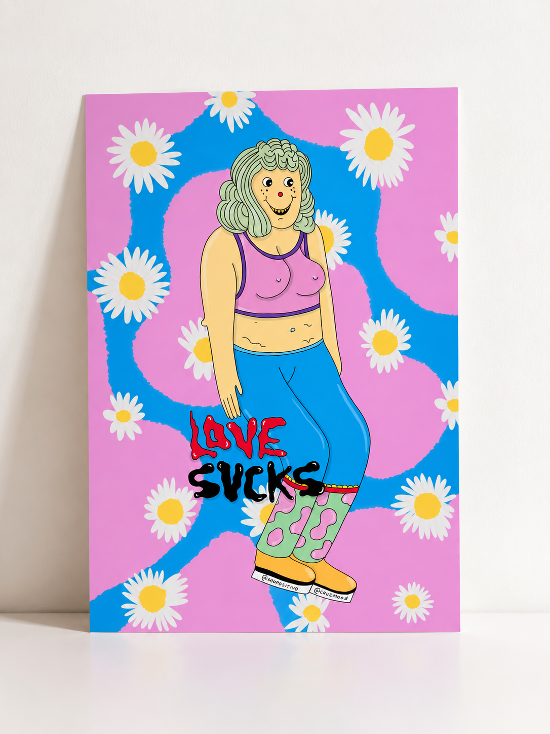 Love Sucks Art Print
