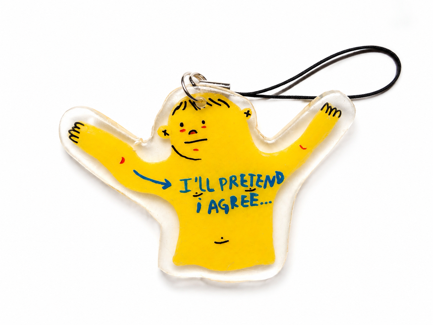 Handmade Illustrated Unique Keychain