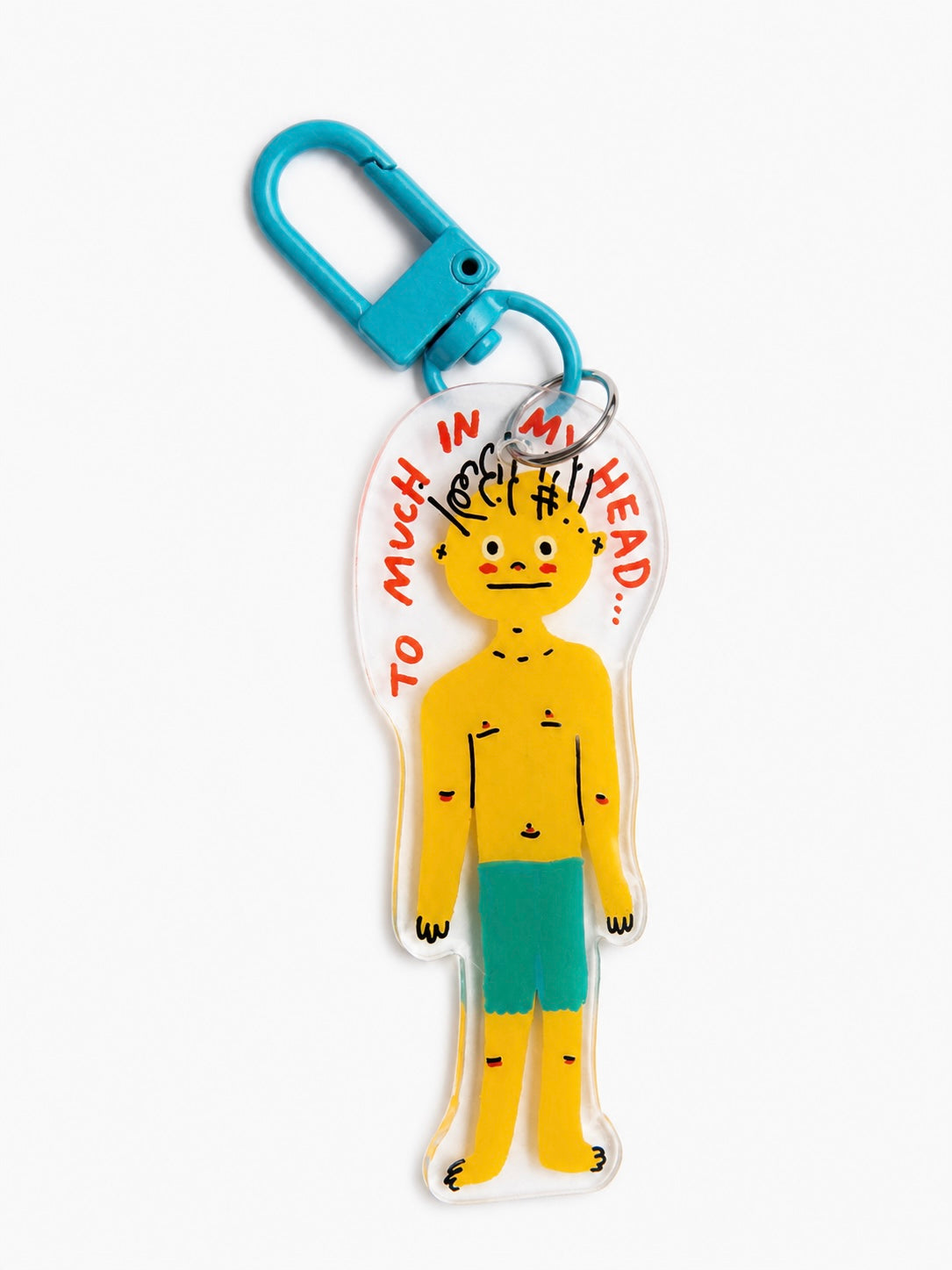 Handmade Illustrated Unique Keychain
