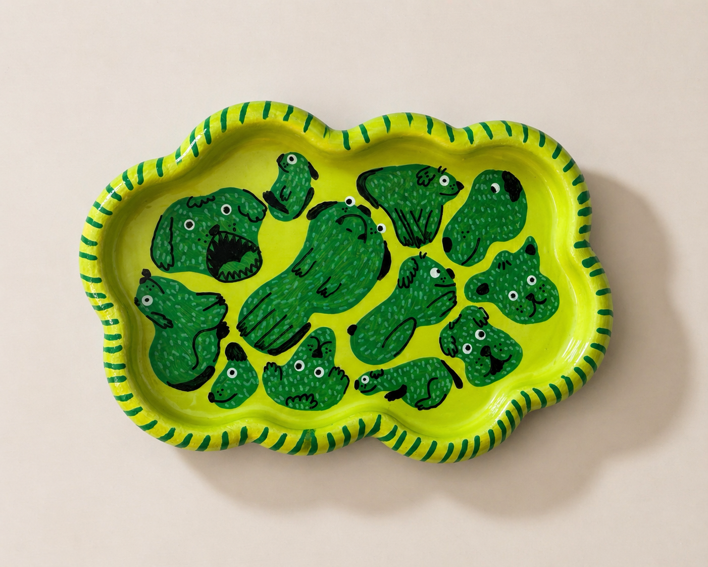 Handmade Illustrated Trays