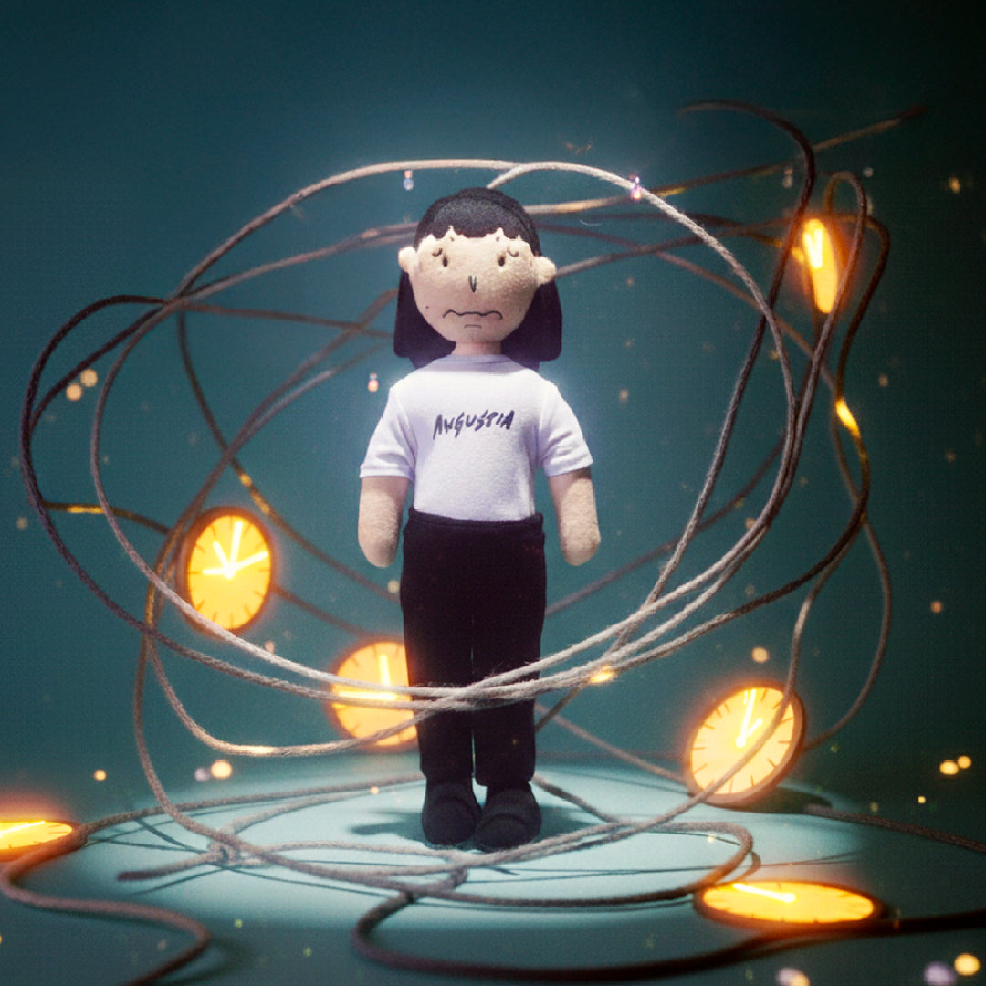 Plush Toy – Angustia / Ansiedad / Desesperación Handmade Emotional Dolls